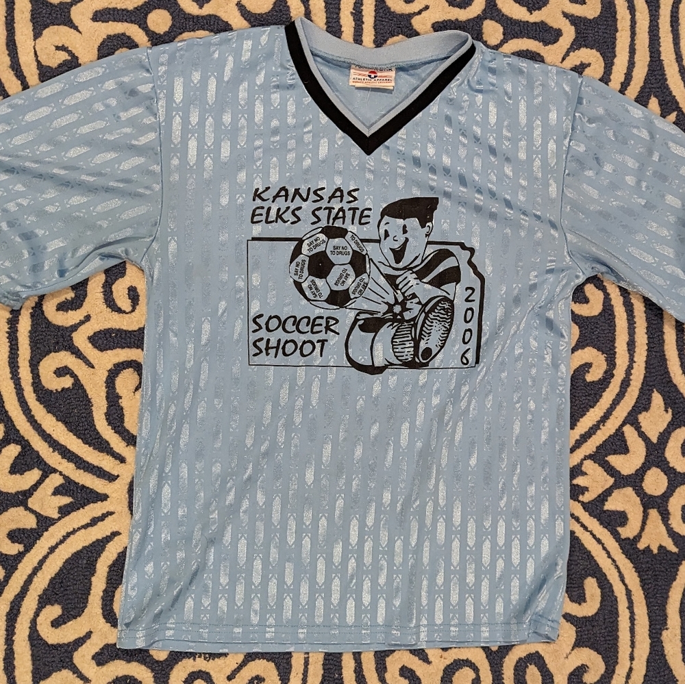 Vintage Kansas Elks State Soccer Tournament 2006 Jersey Men's Medium